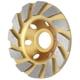 thumbnail image 1 of Muela Abrasiva De Diamante, Disco Amoladora De 4 Pulgadas, Diseño Estándar, 12 Segmentos, Corte En Seco Y Húmedo Con Orificios De Gas Para Mármol Para Hormigón, 1 of 7