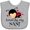 AC-Heather Grey, variant on Inktastic Loved by My Nani Girls Baby Bib