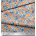 thumbnail image 3 of Soimoi Poly Georgette Fabric Scorpion Grasses Floral Decor Fabric Printed Yard 42 Inch Wide, 3 of 3