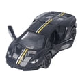 thumbnail image 3 of Metal Sports Car Model, Durable Alloy Model Car Beautiful With Light And Sound For School Glossy Black, 3 of 8