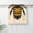 thumbnail image 5 of Pofeuu Honey Bee Print Hand Towel 27.5" x 16" Soft Absorbent Towel for Bathroom SPA Gym Hotel, 5 of 6