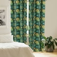 thumbnail image 2 of Ambesonne Floral Curtains, Fantasy Colorful Flowers, Pair of 28"x84", Multicolor, 2 of 5
