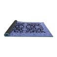 thumbnail image 2 of Ahgly Company Indoor Square Oriental Blue Traditional Area Rugs, 4' Square, 2 of 4