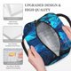thumbnail image 3 of Fotbe Futuristic Blue Light Wolf Bolsa de Almuerzo con Estampado, Lonchera Aislada, Contenedor de Comida Reutilizable Tipo Cooler a Prueba de Fugas, 3 of 6