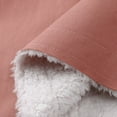 thumbnail image 4 of Women Solid Color Coat Warm Winter Overcoat Fluffy Jacket Windproof Outer Coat Button Down Overcoat Long Sleeve Cardigan, 4 of 6