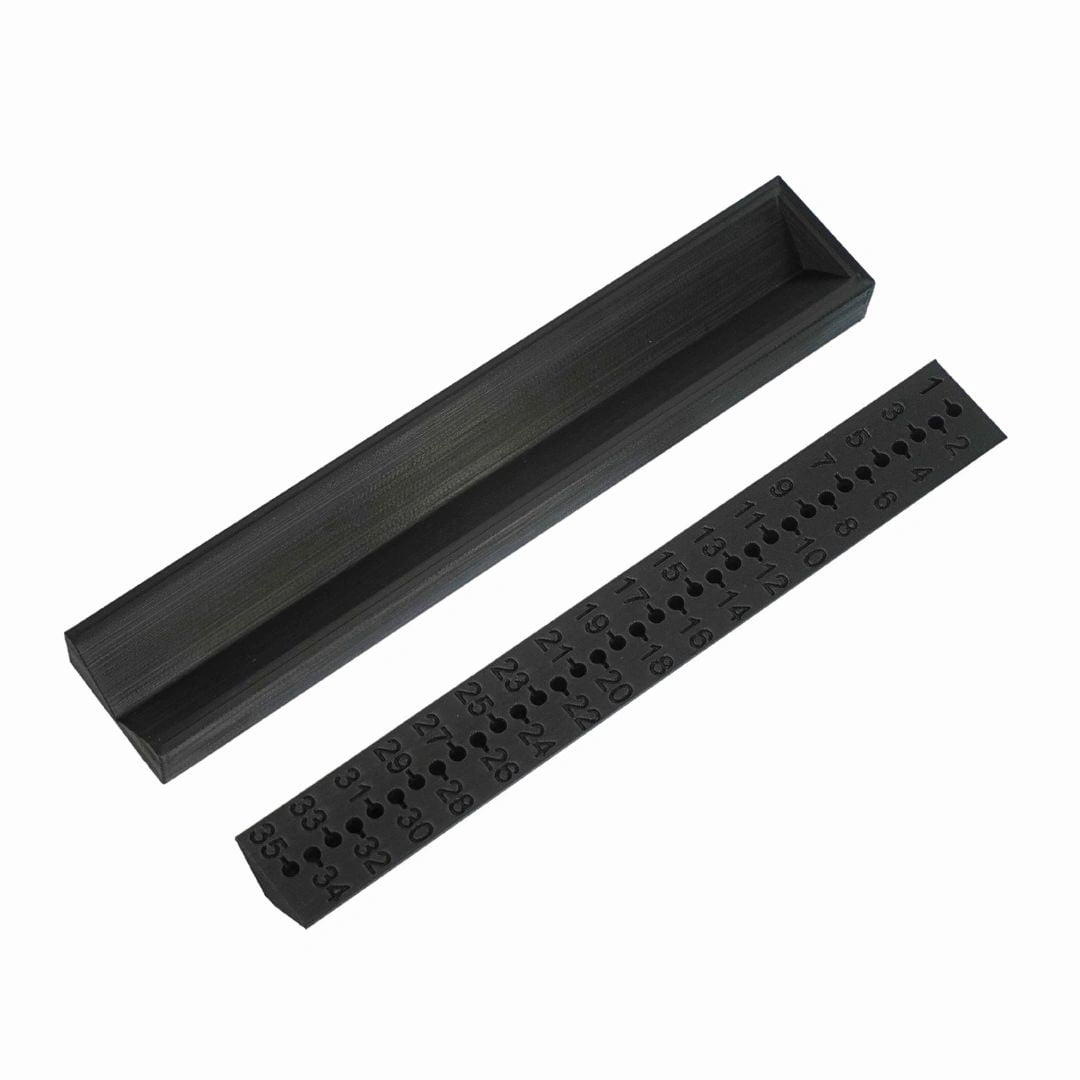 Signature Punching Tool for Bookbinding w/ an Awl Guide and Cradle (12 Inch)