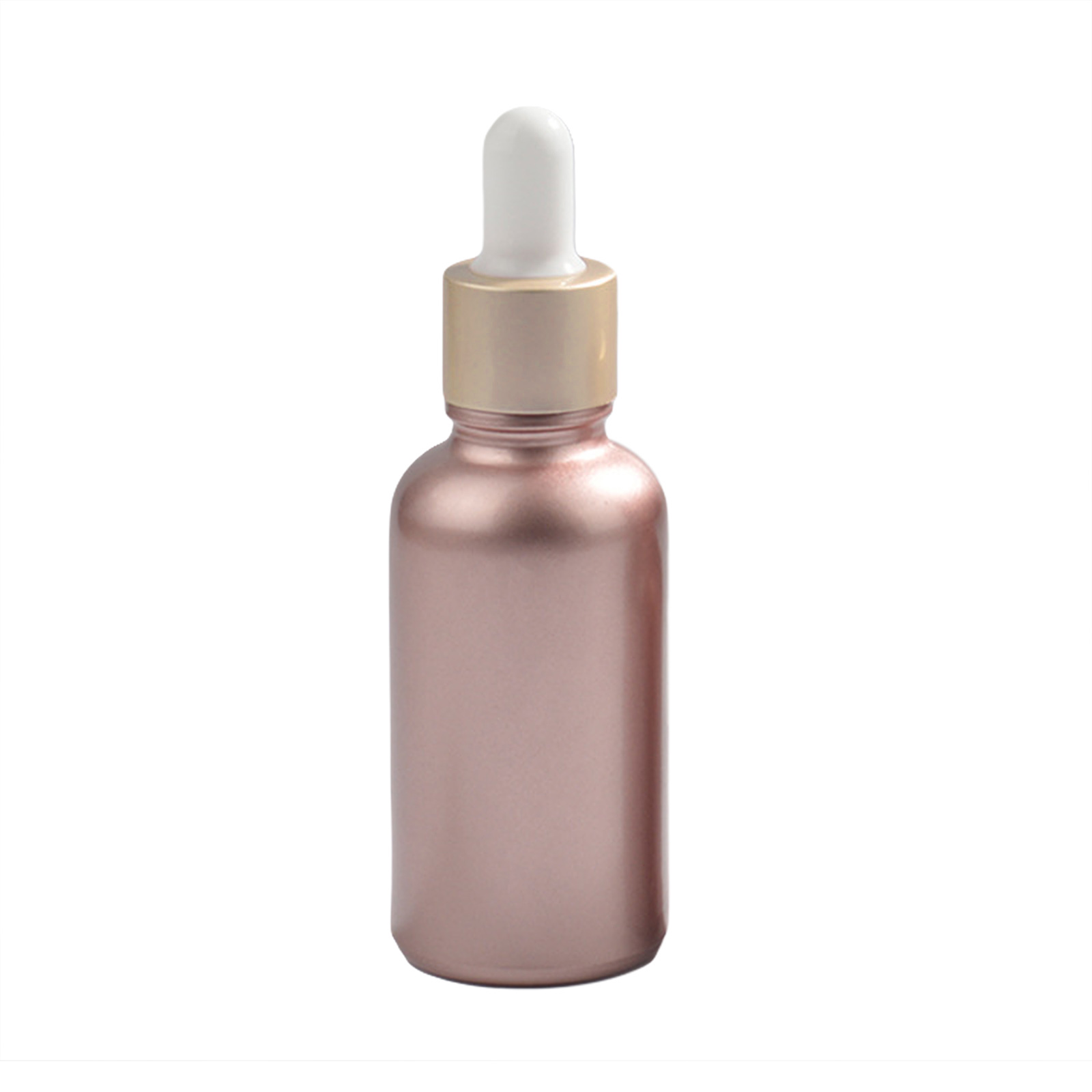 1pc Rose Gold Glass Essential Oil Dropper Bottles 10ML 15ML 30ML Empty Cosmetic Packaging Perfume Bottles - image 1 of 10