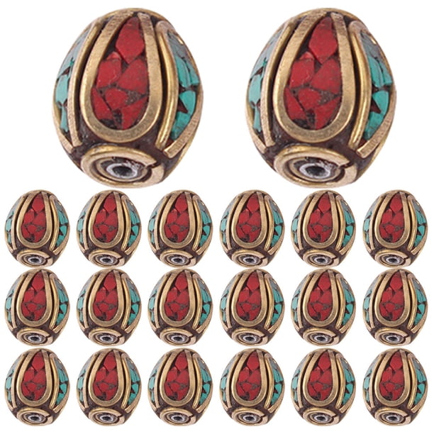 WORGEOUS 20pcs Nepal Buda Buda Buda Buda Boots Beads Beads Beeds para joyas para hacer joyas