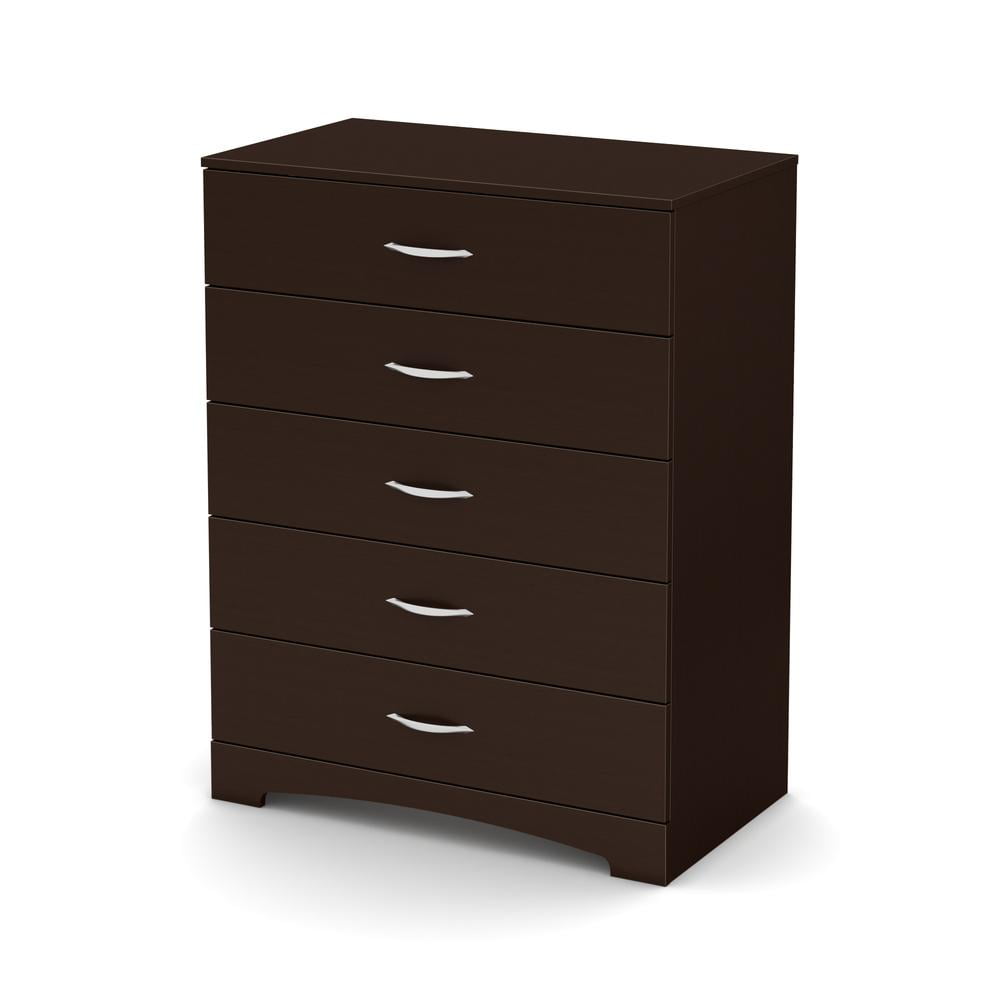 South Shore Step One, Contemporary Chest,  Brown