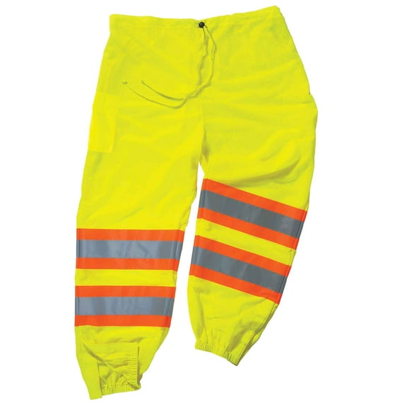Ergodyne GloWear® 8911 Class E Two-Tone Pants, Lime, L/XL