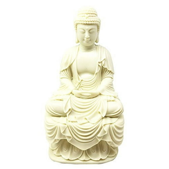 Eastern Enlightenment Compassion of Buddha Amitabha Meditating Figurine For Home Altar Zen Decoration Housewarming Gift