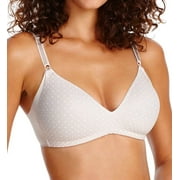 WARNER'S Butterscotch Pin Dot No Side Effects Bra, US 34B, UK 34B, NWOT