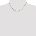 thumbnail image 2 of 14k Yellow Gold 1.5mm Cyclone Chain Necklace Pendant Charm Cris Cros, 2 of 9