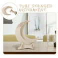 thumbnail image 3 of AURARMLET 1 Set Portable Moon Shaped Lyre Harp Instrument Wood Body 7 String For Beginners, 3 of 7