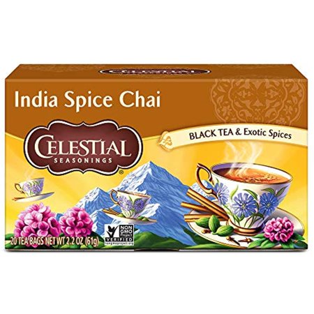 Celestial Seasonings India Spice Chai Tea Bags - 20 Ct
