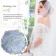 thumbnail image 3 of Wedding Veils Cathedral Bride Veil Embroidery Lace Edge Bridal Veil with Comb 1, 3 of 5