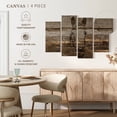 thumbnail image 5 of Elephant Stock Rustic Horse Wall Art - Horizontal Multi Panel Canvas - Living Room Wall Decor - Animal Multi Panel - Brown And Beige Decor - 52" x 32", 5 of 8