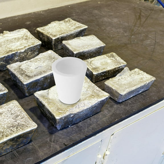 Hemoton Practical Quartz Crucible Metals Smelting Mold Convenient Melting Crucible High Purity Metal Casting Crucible For Gold Silver And Copper Purification