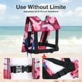 thumbnail image 5 of WARMOUNTS Automatic Inflatable Life Jacket w/ 5 Reflectors & Whistle, Adult PFD Survival Buoyancy Vest for Boating Fishing Sailing Kayaking for Men Women Max Waist Size: 50'', 5 of 8