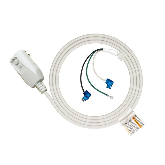 ELEGRP L22515 16AWG LCDI Power Cord Plug for A/C Air Conditioner, E250451 UL Certified, 7.5FT Leakage Current Detection Interrupter Replacement, 120V 13A 1560W 60Hz NEMA 5-15P, 1 Pack