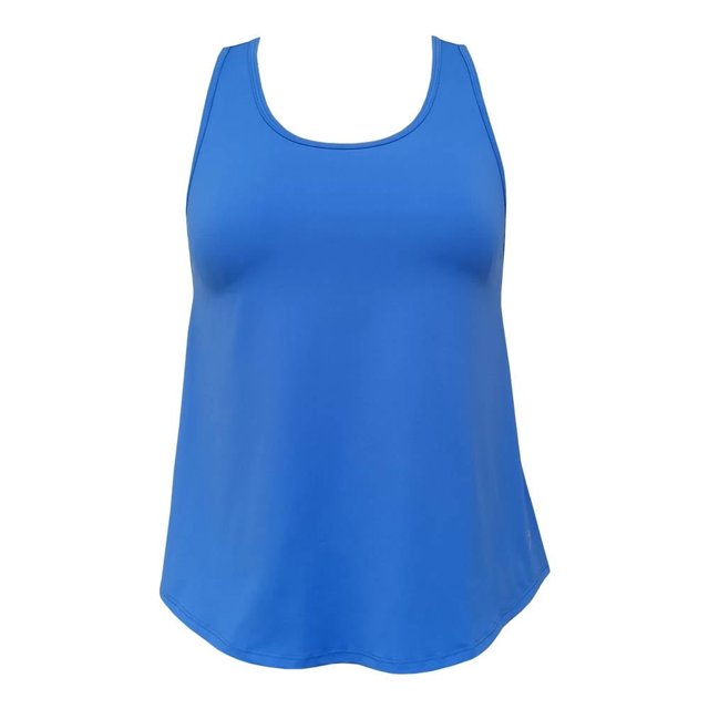 Playera Danskin Now para Mujer, Deportiva Sin Manga Azul Rey Talla 2EG
