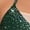 Dark Green, variant on iixpin Womens One Shoulder Rhinestones Bodysuit Dress Asymmetric Modern Lyrical Dance Costume Dusty Pink L