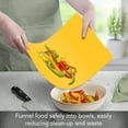 thumbnail image 2 of Cut N' Funnel Color Coded Flexible Plastic Cutting Board Mats 4 Pack 15" by 11.5", 2 of 7
