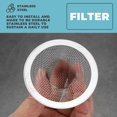 thumbnail image 5 of 6pcs Kitchen Bathroom Sink Mesh Strainer Stainless Steel, Large Medium and Small (Pack of 6), 5 of 6