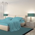 thumbnail image 4 of Malibu Home Collection 100 % Cotton Solid Marine Blue Sheet Set King, 4 of 5