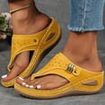 thumbnail image 2 of Dakaela Orthopedic Sandals for Women 2025 Arch Support Summer Slip on Slippers Dressy Flip Flops, 2 of 5