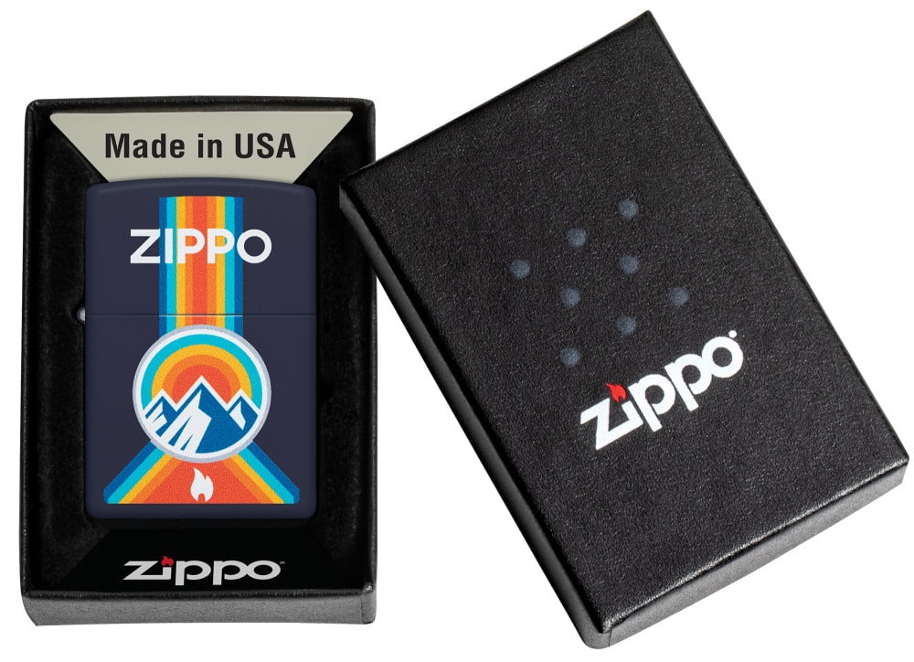 Zippo Mountain Emblem Street Chrome Pocket Lighter - Walmart.com