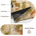 thumbnail image 2 of Vintage Globe Bathroom Rug Washable 2x3 Entryway Rug Non Slip Abstract Travel Adventure Compass Front Door Mat Low Pile Indoor Doormat Throw Floor Carpet for Kitchen Bedroom Entrance, 2 of 8