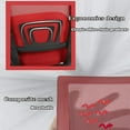 thumbnail image 2 of NiamVelo Chaise de Bureau en Maille Réglable en Hauteur, Ergonomique, Chaise d'Ordinateur avec Accoudoirs, Chaise de Travail avec Roulettes pour Adultes, Rouge, 2 of 7