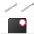 thumbnail image 3 of Unique Bargains 1 Set Foundation Spatula and Palette Set Durable Rectangular Makeup Artist Tools Black Pink, 3 of 5