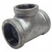 B & K Reducing Tee Malleable Galvanized Iron 3/4 X 3/4 X 1/2 Pack of 5