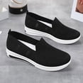thumbnail image 4 of Office Shoes, Women Shoes, Womens Shoes, Shoes for Women, Walking Shoes, Women's Mesh-Comfortable Athletic Walking Shoes Slip On Casual Sneakers, Black 6, 4 of 6