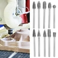 thumbnail image 4 of File Milling Cutter, Wood Carving Router Carving Router 3mm 10Pcs Widely Used Carbide  File  For Man For Repair Parts, 4 of 8