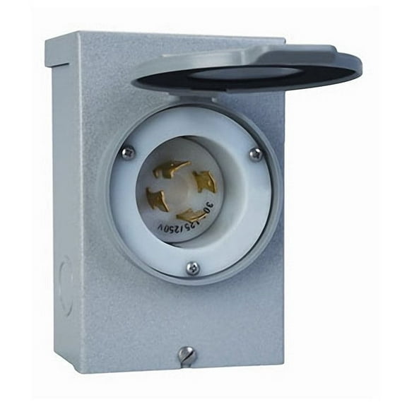 Reliance Controls Outdoor Power Inlet Box,30 Amps PB30