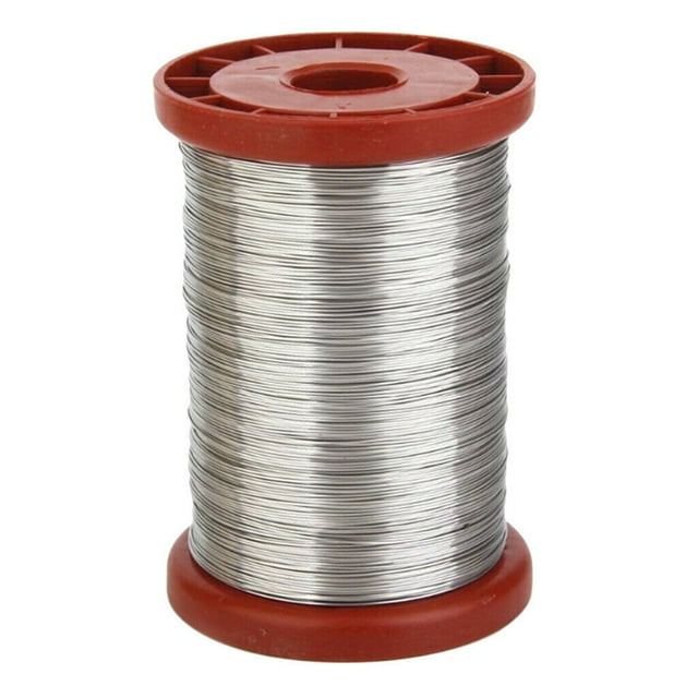 Riwcyla Fil de Cadre de Ruche en Acier Inoxydable 0,55 mm, Fil d'Acier de Nid de Ruche Équipement d'Apiculture Outil de Ruche Outil d'Apiculteur
