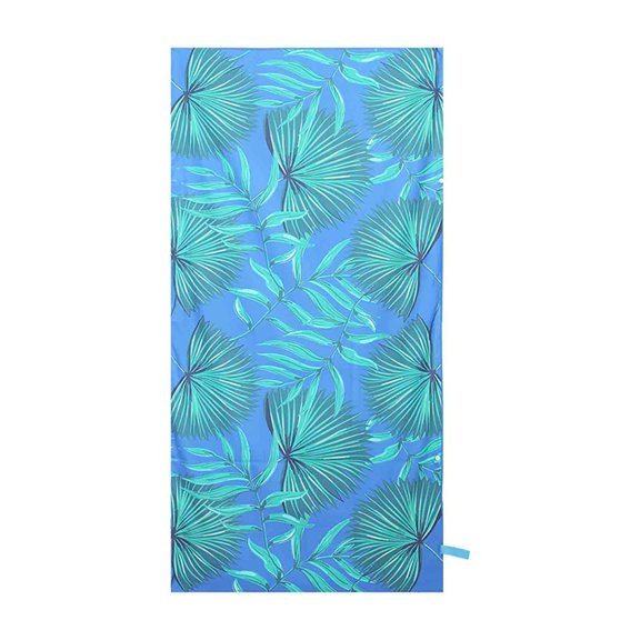 SLYNSHome Microfiber Beach Towel with Pattern,Oversized Sandproof Beach Towel Quick Drying Camping Super Absorbent Bath Blanket,Soft Breathable for Travel,Camping 27.5x59 Inch