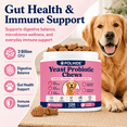 thumbnail image 5 of POLHIDE Yeast Probiotic Chews for Dogs, Itch Relief Sensitive Skin and Gut Health Support, 3 Billion CFU, Meat Flavor, 120 Count, 5 of 9
