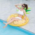 thumbnail image 5 of For Giant latable Pineapple Swimming Ring With Backrest Pool Floats Circle Summer Outdoor Beach Party Water Fun For Toys, 5 of 5