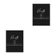 thumbnail image 1 of Pósteres con letras en Blanco y negro Wosthever arte de pared inspirador cita motivacional 2Conjunto, 1 of 6