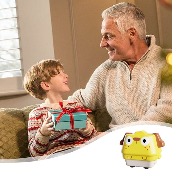 Multicolor Cartoon Animal Inertial Press Toy Car – Rounded Safe Design, Desktop Decoration, Christmas Stocking Stuffer Gift for Toddlers Kids