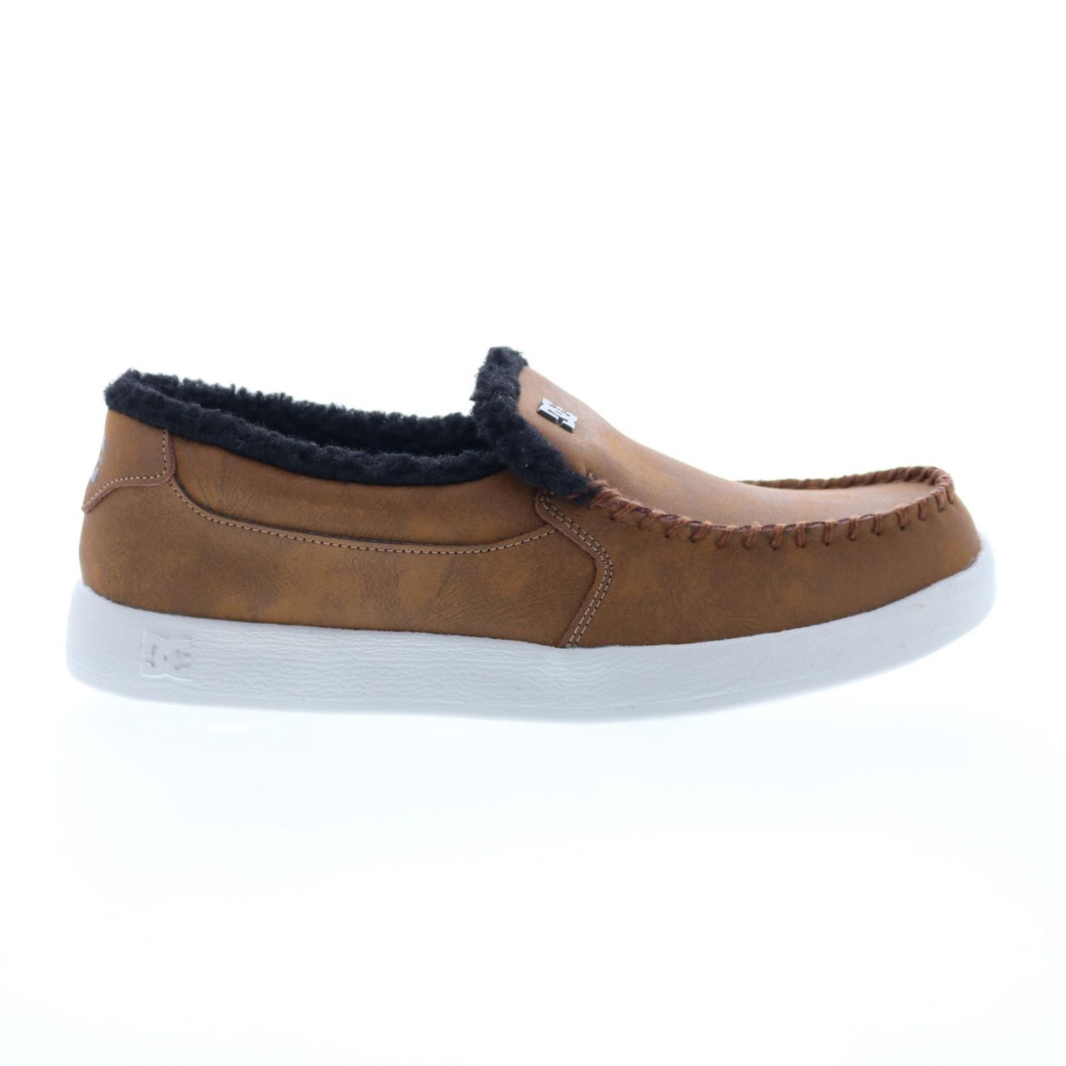 DC Shoes Men s Villain 2 Shoes Dark Chocolate Soft White ADYS100577 DKW Walmart