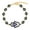 Multi Eye, variant on Stainless Steel Evil Eye Chain Bracelet Cubic Zirconia Hamsa Hand Fatima Blue Eye Bracelets Adjustabl (Y3981-white black)