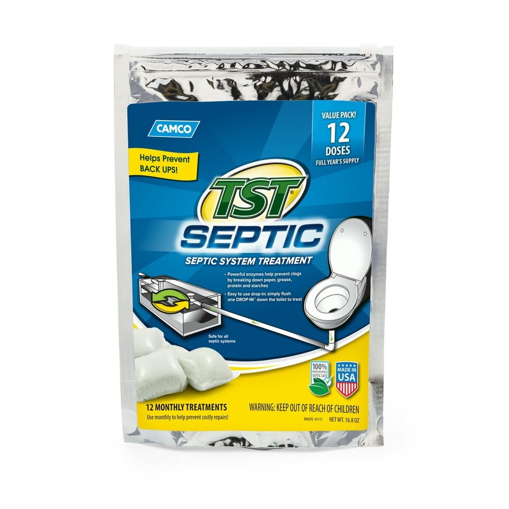 Septic Tank Treatment DropIns, 12/bag