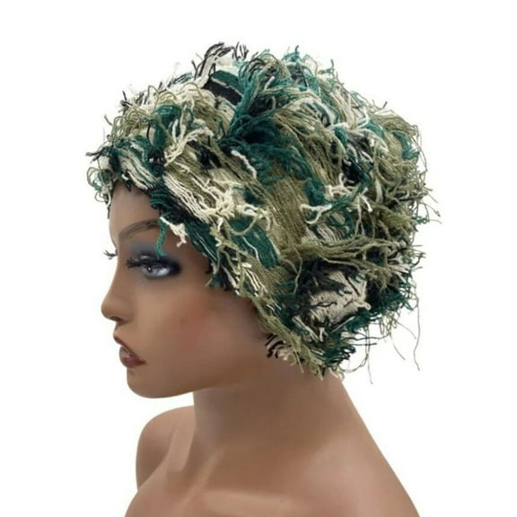 harmtty Fashion Couple Winter Hat Solid Color Fuzzy Ripped Knitted Elastic Anti slip Warm Soft Head Hip Hop Unisex Beanie Skullies Cap Winter Headgear Black