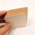thumbnail image 2 of 100x Woodcraft Inacabado Piezas Cuadradas De Esquina forma forma forma En 6.4 * 6.4cm Soledad Cuadrado de madera sin terminar, 2 of 10