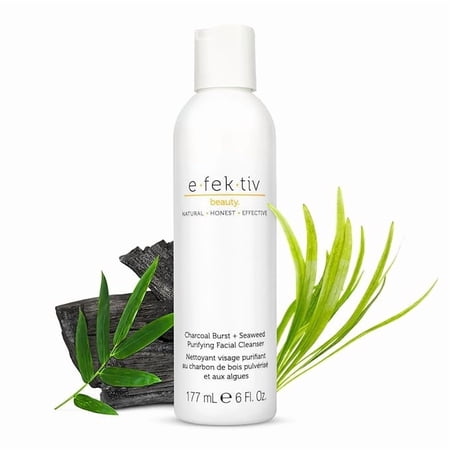 e.fek.tiv Charcoal Burst and Seaweed Cleanser Face Cleanser 6 oz